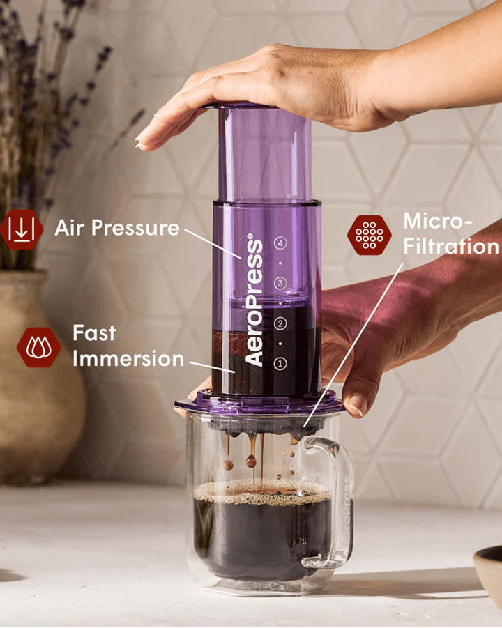 Aeropress Clear Morado