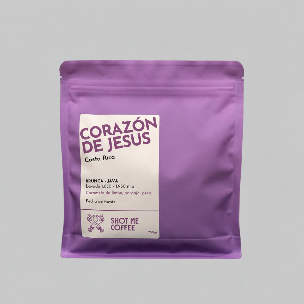 Paquete con etiqueta Corazón de Jesús