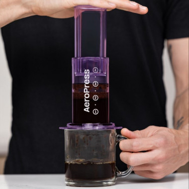 AeroPress Clear Morado 2