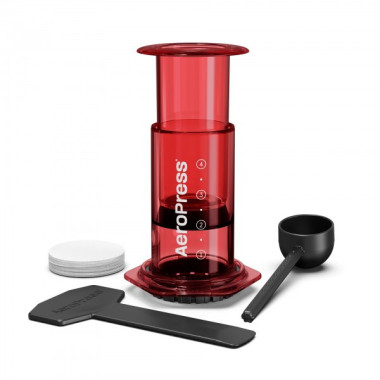 AeroPress Clear Rojo 2
