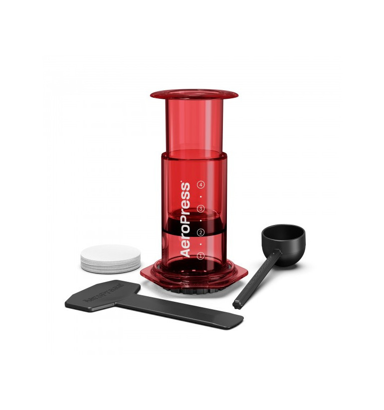 AeroPress Clear Rojo AeroPress Clear Rojo