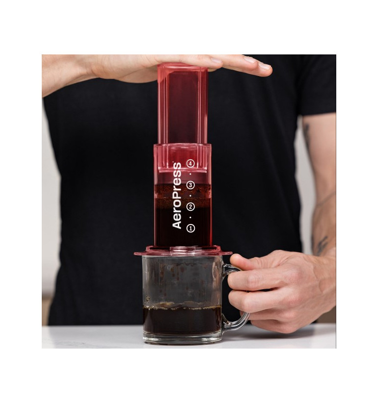 AeroPress Clear Rojo AeroPress Clear Rojo