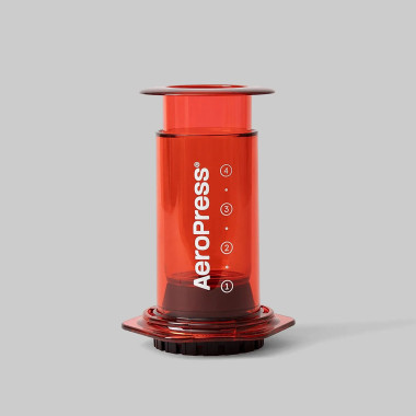 AeroPress Clear Rojo