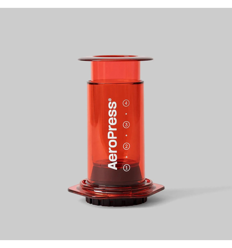 AeroPress Clear Rojo